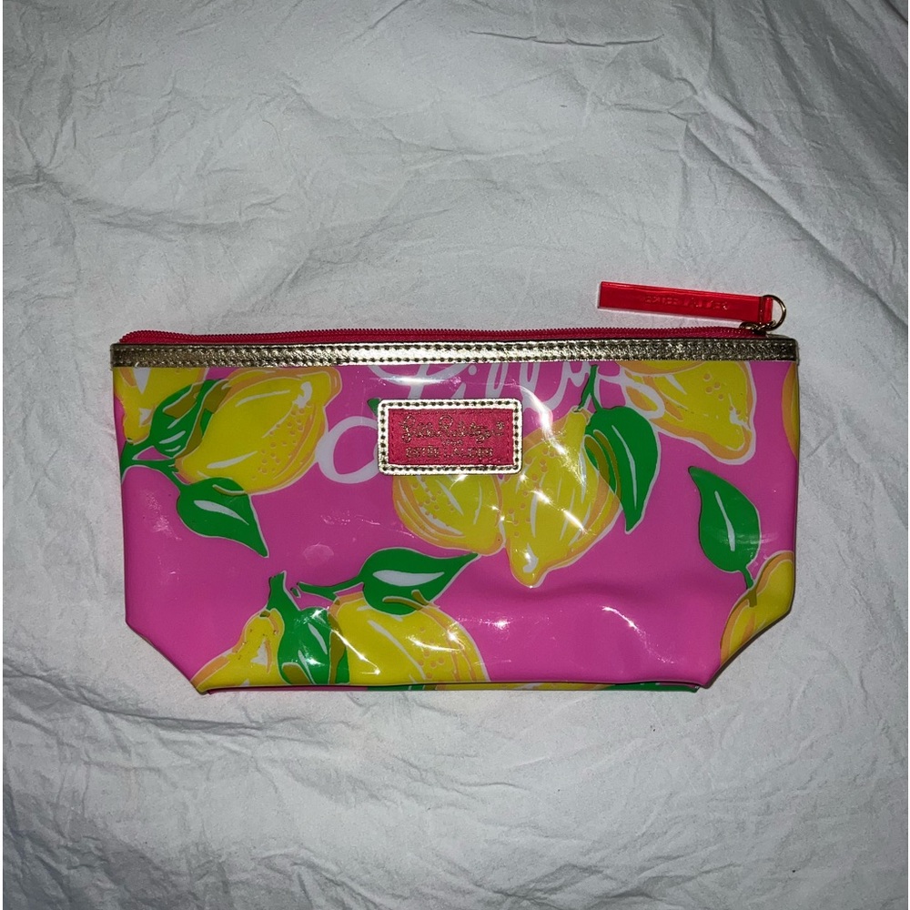 lilly pulitzer for estee lauder cosmetic bag